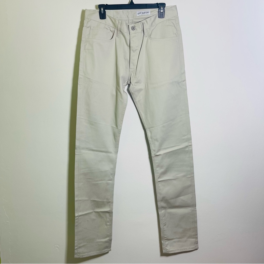 Gustin Men's Slim Pants in Light Khaki